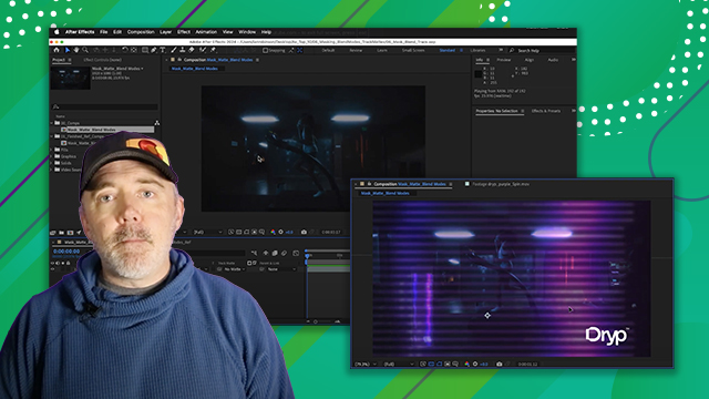 Masking Techniques, Blend Modes, and Track Mattes