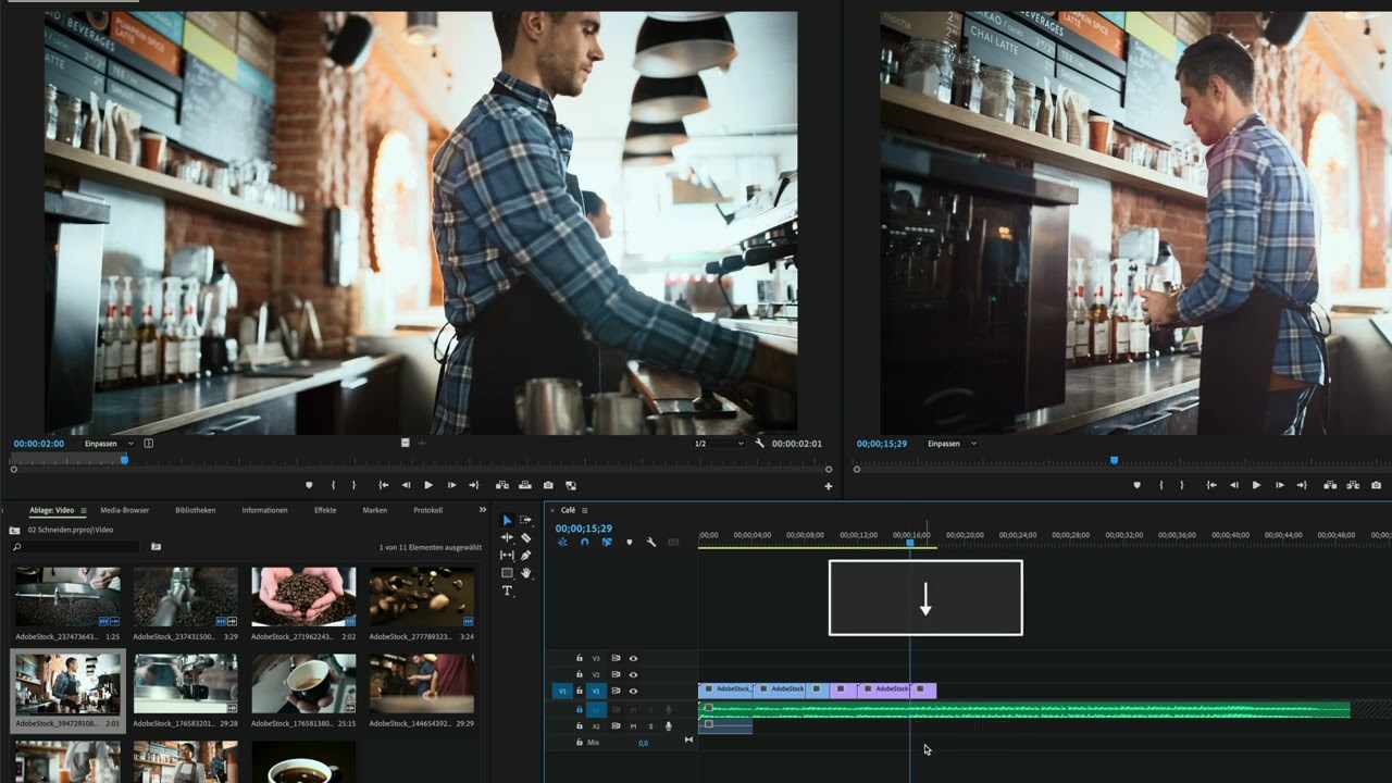 Der Schnitt-Workflow